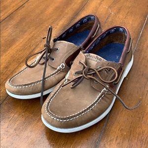 Dunham Shoes | Dunham Ruggards Mens Loaosize 7.5EE | Color: Brown/White | Size: 7.5 | Lachi06's Closet